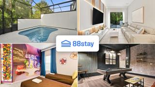 Near Disney Pool Townhome with Avatar & Inside Out - 0