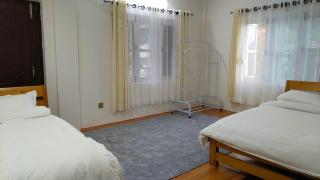 There are 2 floor apartment and room available - 6
