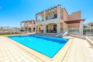 Irida beachfront Villa for 12, steps to amenities - Rethimnon - 0