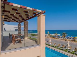 Irida beachfront Villa for 12, steps to amenities - Rethimnon - 1