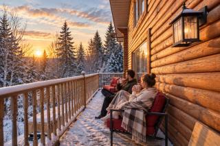 Chalet Saumon for 16 Guests , Parc appalaches - 0