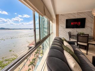Departamento con vista panorámica al Río Guayas con piscina, Jacuzzi, Gym, Puerto Santa Ana - 8