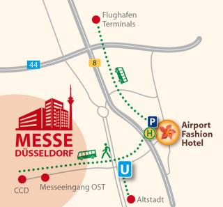 Airport Fashion Hotel - Düsseldorf - 7