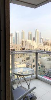 Downtown Dubai, Burj Khalifa area, Near Dubai Mall, Full Downtown views, Burj Residences 7, 2 Bedroom small apartment house, Dubaj (fotografie 5)