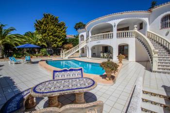 La Perla - sea view villa with private pool in Moraira, Moraira (foto 4)