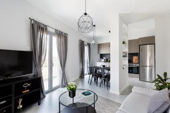 Minimal 2BD Apartment with Lycabettus view by UPSTREET, Atény (fotografie 2)