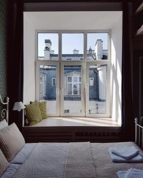 Apartament na Wilczej, Varšava (fotografie 2)