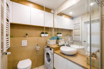 M&R Apartament Airport&Business DeLuxe Cybernetyki 17 - underground garage - free WiFi - Netflix - air conditioning - self check-in, close by Chopin Airport, Varšava (fotografie 5)