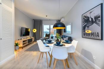 Marina View - super widok na jezioro, klimatyzacja, winda, 2xTV z Netflix, Iława (foto 5)