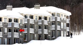 Ski-in, ski-out chaleureux studio loft au pied des pistes de ski, Stoneham (photo 3)