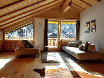 Chalet-style Apartment with Matterhorn View, Zermatt (fotografie 2)