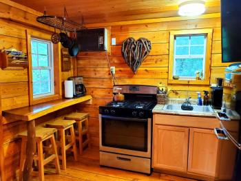 Lil' Log at Hearthstone Cabins and Camping - Pet Friendly, Helen (zdjęcie 5)