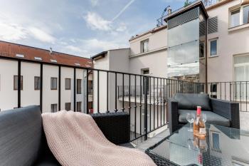 Anděl design duplex, AC, garage, Praha (fotografie 3)