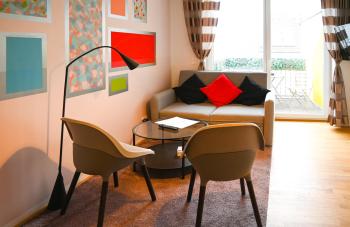 2 Bedroom Apartment with Terrace near Naschmarkt Metro U4, Vídeň (fotografie 4)