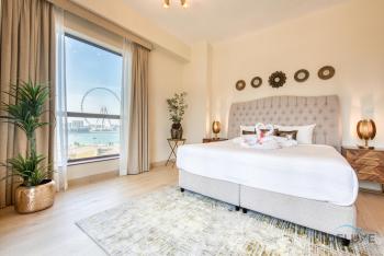Glamorous 1BR Apartment in Rimal 3 Jumeirah Beach Residence by Deluxe Holiday Homes, Dubaj (fotografie 5)