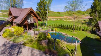 Rustic private Cabin in woods w/ Sauna & Pool, Vilnius (foto 2)