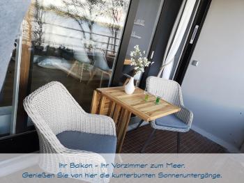 fewo1846 Intermar - Kajuete Foerdeblick - familienfreundliches Studioapartment mit Balkon und Meerblick, Glücksburg (fotografie 4)