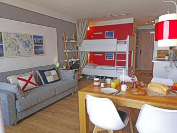 fewo1846 Intermar - Kajuete Foerdeblick - familienfreundliches Studioapartment mit Balkon und Meerblick, Glücksburg (fotografie 5)