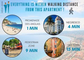 Nestor&Jeeves - SUNRISE TERRACE - Central - Very close sea - Terrace 30m, Nice (fotografie 4)