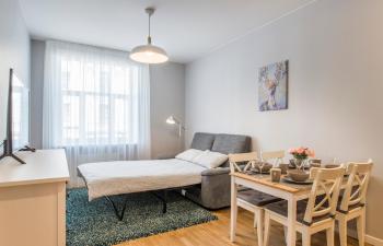 Charming 1BR Apartment - 46m2 - Perfect Location, Riga (fotografie 2)