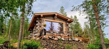 Log Cabin with Private Sauna & Hot Tub by Invisible Forest Lodge - Adults Only, Rovaniemi (Foto 4)