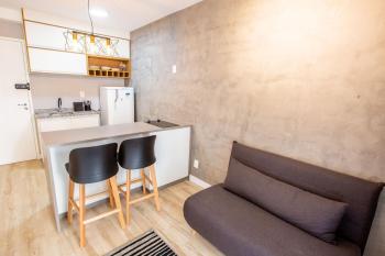 Studio com WI-FI e sofá-cama próximo do metrô, São Paulo (fotografie 4)