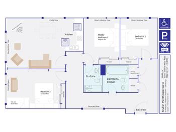 Stylish Penthouse Suite, Édimbourg (photo 4)