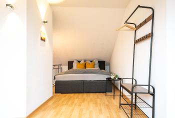 Blue Chili 99 - Großzügiges Loft WLAN Boxspringbett bis 4 Pers, Lipsko (fotografie 3)