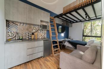 Alojamiento en tiny house en el Poblado MDE A106 By Roots Rentals, Medellín (Foto 5)