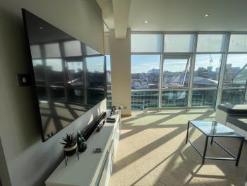 City Centre 2-Bed Apartment Parking Jacuzzi Bath, Glasgow (Foto 4)