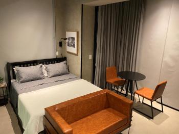 Cama Queen- Loft super moderno na Vila Olímpia, São Paulo (fotografie 4)