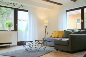 Studio-Apartment mit Garten, Parkplatz & Küche, Offenburg (zdjęcie 3)