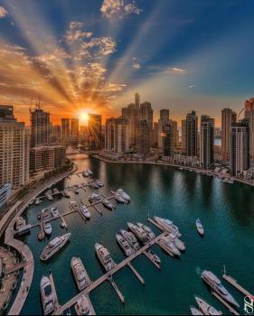 Luxury Room with Marina view close to JBR Beach and Metro with Shared Kitchen, Dubai (photo 2)