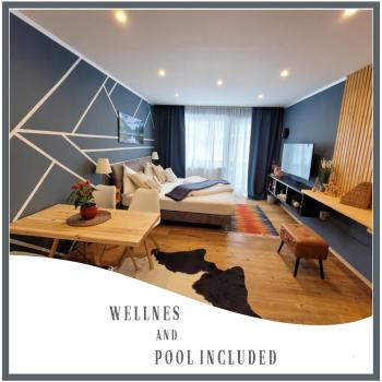 Alpine Studio with Indoor Pool & Spa included - 10 min from Hallstatt, Gosau (Foto 2)