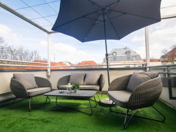 Leipzig Residenz Goethe Apartment mit 2 Dachterrassen, Lipsk (zdjęcie 2)