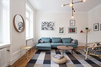 Elegant and light 3 room apartment in SoFo 97sqm, Stockholm (Foto 2)
