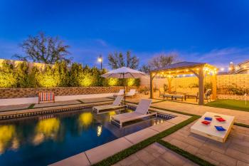 GAMEROOM, King Beds, Movie Projector, Heated Saltwater Pool, Golf and Games!, Indio (zdjęcie 3)
