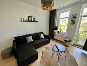 Purer Luxus mit 2 Schlafzimmern, Balkon und Privat-Parkplatz, Lipsk (zdjęcie 4)