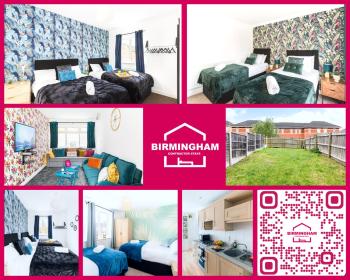 B18 Hockley-5 Bedroom Townhouse - 9 Beds, 2 Bathroomss with Driveway, Бирмингем (фото 2)
