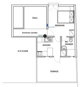 Konstantinou Apartment - smart & roof top terrace, Atenas (foto 5)
