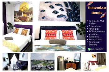 BOHEMIAN HOME 3 bedroom -10 mins to Mid Valley, Kuala Lumpur (Foto 2)