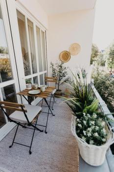 TRABER APARTMENTS im Herzen Leipzigs Balkon Parkplatz, Leipzig (foto 4)