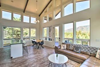 Fireplace, Mogollon Rim Views Luxury Pine Home, Pine (photo 2)