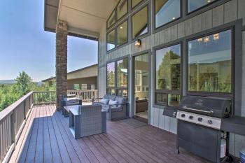 Fireplace, Mogollon Rim Views Luxury Pine Home, Pine (photo 3)