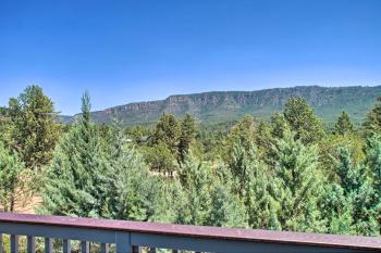Fireplace, Mogollon Rim Views Luxury Pine Home, Pine (photo 4)