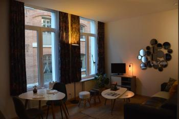 Hippe studio in historisch gebouw in oude centrum, Amberes (foto 2)
