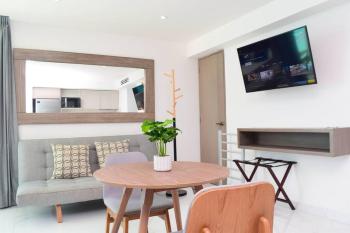 Hermoso estudio frente al mar, balcon, gym 3504, Cancún (photo 4)