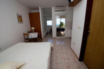 Studio Apartment in Duce with sea view, Balcony, Klimaanlage, WLAN 132-1, Duče (fotografie 5)