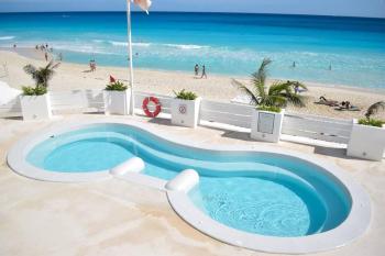 Estudio 2a sobre la playa, piscina, gimnasio, excelente opcion, Cancún (zdjęcie 4)