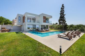 Avra & Ostria Villa, Pirgos-Villas,Heated pool , amazing sea view, Máleme (foto 4)